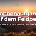 Sonnenaufgang auf dem Feldberg – Fotografieren im Schwarzwald am Bismarckdenkmal