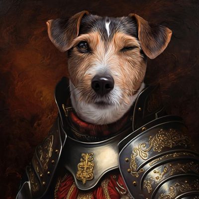 hund_portrait_jack_russel_in_ritter_renaissance_mittelalter_kleidung_geschenkidee