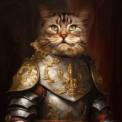 katzen_portrait_maine-coon-katze_in_ritter_renaissance_mittelalter_kleidung_geschenkidee